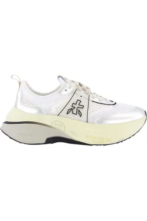 Premiata Low-Top Sneaker - Dames Hill Sneaker Wit/Zilver - Gr. 37 (EU) - in - für Damen