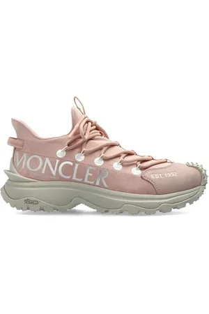 Moncler Low-Top Sneaker - Sporty White Sneakers With Rugged Sole - Gr. 35 (EU) - in Rosa - für Damen