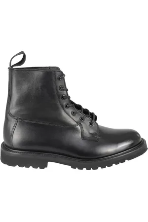 TRICKERS Stiefel - Burford Black Leather Ankle Boot With Lace-Up Clos - Gr. 8 - in - für Damen