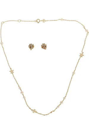 Tory Burch Ohrringe - Kira Necklace And Stud Earring Gift Set - Gr. unisize - in - für Damen