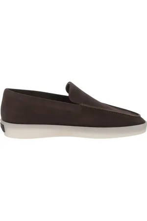 FEAR OF GOD Brown Suede Leather Slip-On Loafer - Gr. 35 (EU) - in