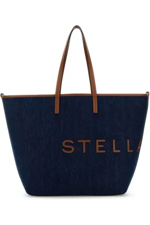 Stella McCartney Totes & Shopper - Structured Tote Bag With Denim-Like Texture And Bo - Gr. unisize - in - für Damen
