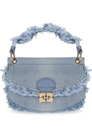 Ganni Crossbody Bags - Apo-G Mini Faded Denim Handbag - Gr. unisize - in - für Damen