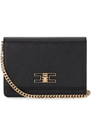 Elisabetta Franchi Hobo Bags - Black Crossbody Bag - Gr. unisize - in - für Damen