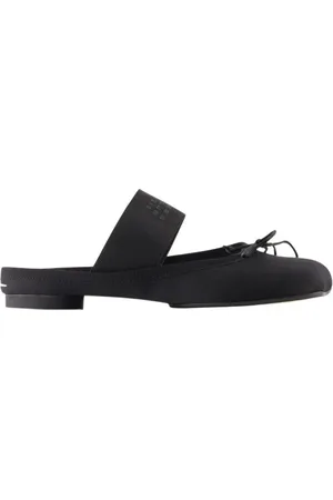 Maison Margiela Slipper & Pantoletten - Black Mules With Adjustable Laces And Smooth Finis - Gr. 35 (EU) - in - für Damen