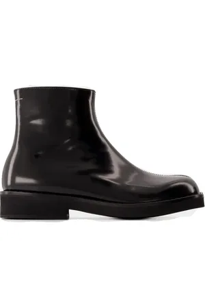 Maison Margiela Stiefel - Ankle Boots - Leather - Black - Gr. 40 (EU) - in - für Damen