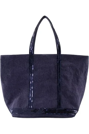 Vanessa Bruno Totes & Shopper - Cabas L Shopper Bag - Linen - Blue - Gr. unisize - in - für Damen