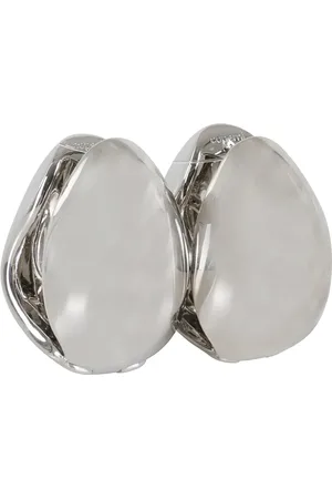 COPERNI Ohrringe - Xl Logo Creole Earrings - Gr. unisize - in Silber - für Damen
