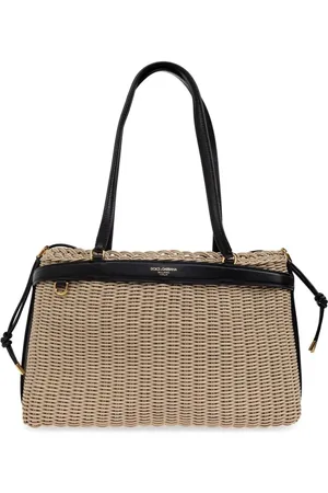 Dolce & Gabbana Totes & Shopper - Woven Structured Handbag With Black Leather Accent - Gr. unisize - in - für Damen