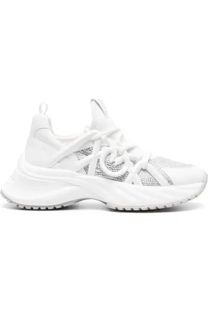 Pinko Low-Top Sneaker - Panelled Design Scuba Jersey And Calf Leather Snea - Gr. 36 (EU) - in - für Damen
