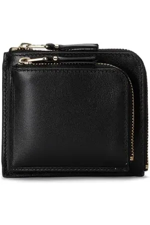 Comme des Garçons Portemonnaies - Black Double Pocket Wallet - Gr. unisize - in - für Damen