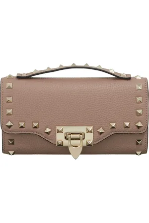 VALENTINO GARAVANI Portemonnaies - Wallet On A Chain Rockstud - Gr. unisize - in - für Damen