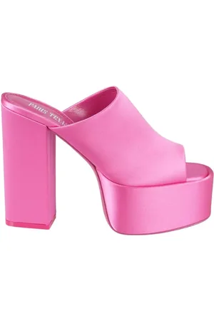 PARIS TEXAS Sandalen - Fuchsia Leather Sasha Mule Sandal - Gr. 37,5 (EU) - in Rosa - für Damen