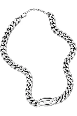 Diesel Halsketten - Steel Kette - Gr. unisize - in Silber - für Damen