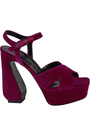 SI ROSSI Sandalen - Velvet Cyclamen Ankle Strap Sandals - Gr. 38 (EU) - in - für Damen