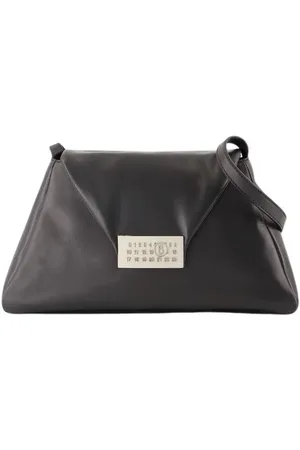 Maison Margiela Hobo Bags - Numeric Medium Soft Crossbody - Leather - Black - Gr. unisize - in - für Damen