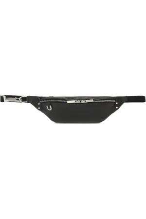 Rick Owens Crossbody Bags - Marsupio In Pelle Geo Bumbag Black - Gr. unisize - in - für Damen
