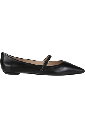 Stuart Weitzman Ballerinas - Emilia Mary Jane Flat Ballerinas Black - Gr. 38 (EU) - in - für Damen