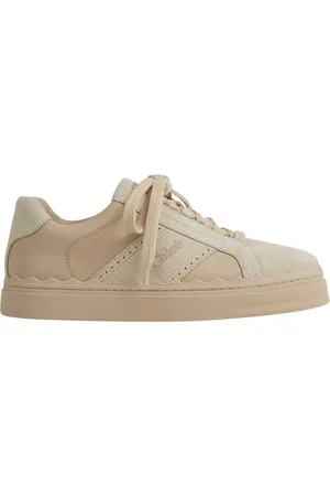 Chloé Low-Top Sneaker - Lauren Leather Sneakers - Gr. 36 (EU) - in - für Damen