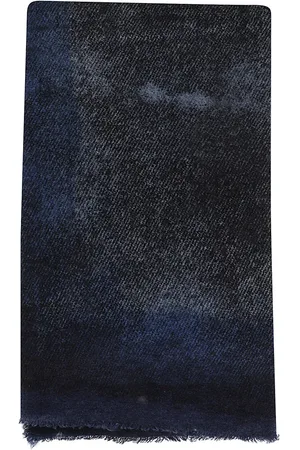 Faliero Sarti Tücher & Schals - Blue Frayed Hem Scarf - Gr. unisize - in - für Damen