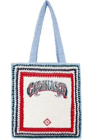 Casablanca Totes & Shopper - Large Crochet Shopper Bag - Cotton - White - Gr. unisize - in - für Damen