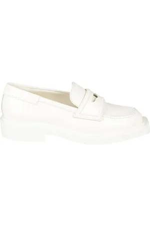 3Juin Smooth Calf Leather Moccasin In Ivory Color - Gr. 38 (EU) - in