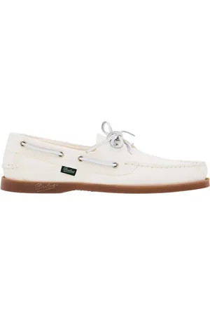 Paraboot Loafer - Barth White Leather Loafers With Durable Rubber So - Gr. 6 - in - für Damen
