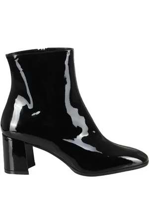 Carel Stiefel - Camille Glossy Patent Leather Ankle Boots - Gr. 37 (EU) - in - für Damen