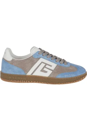 Balmain Low-Top Sneaker - Swan Sneakers In Calf Leather And Suede - Gr. 40 (EU) - in - für Damen