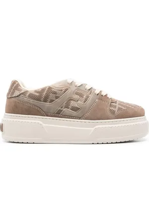 Fendi Low-Top Sneaker - Chunky Platform Lace-Up Sneakers - Gr. 36 (EU) - in - für Damen