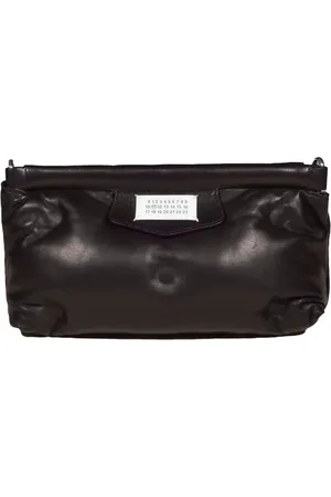Maison Margiela Clutches - Black Leather Glam Slam Red Carpet Clutch - Gr. unisize - in - für Damen