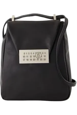 Maison Margiela Hobo Bags - Numeric Small Crossbody - Leather - Black - Gr. unisize - in - für Damen