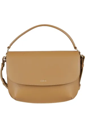 A.P.C. Hobo Bags - Beige Smooth Leather Shoulder Bag - Gr. unisize - in - für Damen
