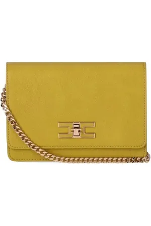 Elisabetta Franchi Hobo Bags - Curry Crossbody Bag Yellow - Gr. unisize - in - für Damen