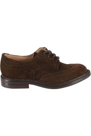 TRICKERS Bourton Lace-Up Derby Shoes With Perforated Detail - Gr. 7 - in