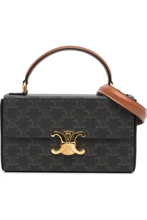 Céline Crossbody Bags - 2022 Triomphe Coated Canvas Box Top Handle Bag - Gr. unisize - in - für Damen