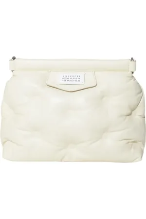 Maison Margiela Hobo Bags - Glam Slam Classique Padded Small Cream - Gr. unisize - in - für Damen