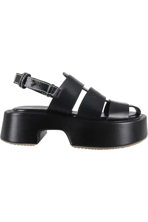 J.W.Anderson Sandalen - Cage Design Black Platform Sandal - Gr. 37 (EU) - in - für Damen