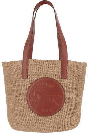 Chloé Totes & Shopper - Large Horse Medal Bag Made Of Natural Fibers - Gr. unisize - in - für Damen
