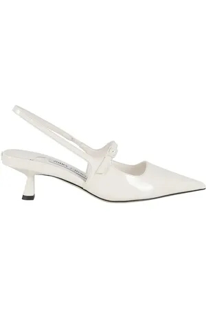 Jimmy Choo Sandalen - Didi 45 Glossy Patent Leather Slingback Pumps - Gr. 37,5 (EU) - in - für Damen