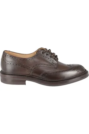 TRICKERS Bourton Derby Shoes With Intricate Perforated Deta - Gr. 8_5 - in