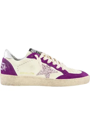 Golden Goose Low-Top Sneaker - Dames Ballstar Sneaker Paars/Wit - Gr. 37 (EU) - in - für Damen