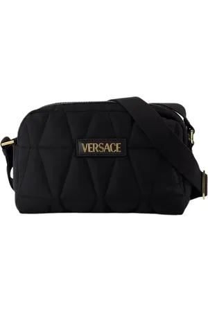 VERSACE Hobo Bags - Shoulder Bag - Nylon - Black - Gr. unisize - in - für Damen