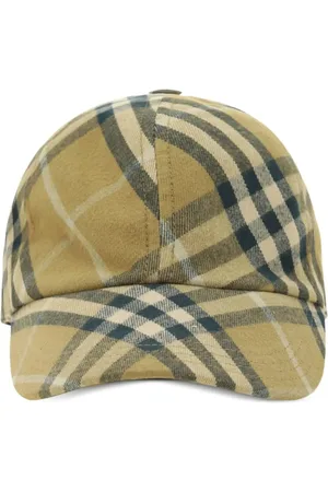 Burberry Caps & Mützen - Twill Check Baseball Cap - Gr. M - in - für Damen