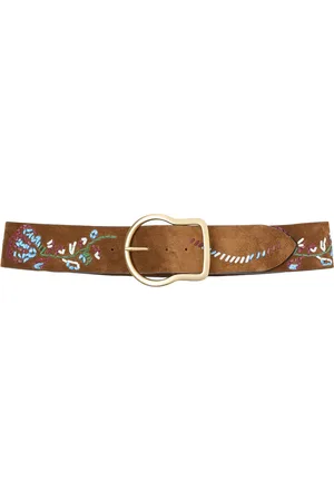 Dorothee Schumacher Gürtel - SUEDE SENSATION 6cm flower bel - Gr. 75 - in - für Damen
