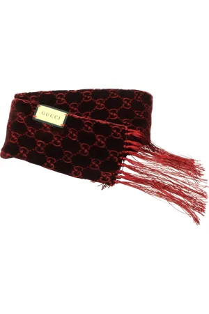 Gucci Tücher & Schals - Sciarpa bordeaux con monogramma - Gr. unisize - in - für Damen