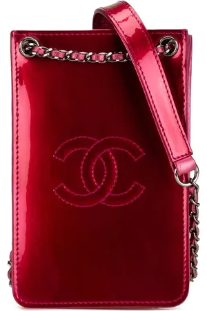 CHANEL Handyhüllen - 2014 CC Patent Phone Holder Crossbody - Gr. unisize - in - für Damen