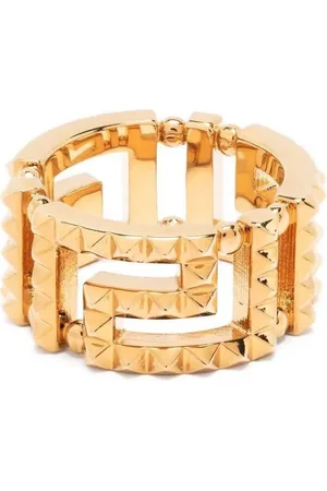 VERSACE Armbänder - Tone Greca Spike Detail Ring - Gr. 19 - in - für Damen