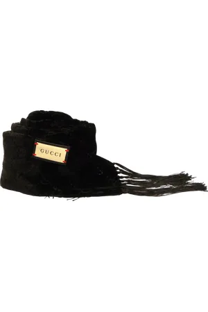 Gucci Tücher & Schals - Sciarpa nera con monogramma - Gr. unisize - in - für Damen