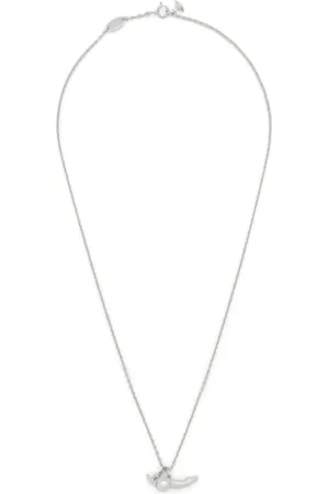 Vivienne Westwood Halsketten - Man Penis Pendant Platinum - Gr. unisize - in Silber - für Damen